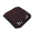 thumbnail image 3 of Cojín de asiento transpirable con cuentas de madera, funda de asiento universal con almohadilla de enfriamiento para coche. Rojo, 3 of 8
