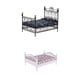 thumbnail image 1 of Dollhouse Miniature Decor,1/12 cama doble de metal,Muebles de 1/12 dormitorio,Accesorio de 1/12 habitaciones,Accesorio de la casa de muñecas,1/12 cama de metal,Estilo retro europeo,1/12 escala, 1 of 9