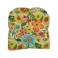 thumbnail image 2 of 19-inch U-Shaped Patterned Spun Polyester Tufted Dining Chair Cushion 93184-1CH-REO-60, 2 of 2