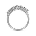 thumbnail image 2 of Diamond Princess Sterling Silver Womens Round Diamond Band Ring 1/8 Cttw, 2 of 2