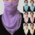 thumbnail image 2 of Face Scarf Cool Face Cover Lightweight Summer Protection Scarf Bandana UV Protective for Outdoor, 2 of 8