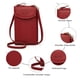 thumbnail image 1 of Bolso bandolera de PU impermeable para mujer para el ocio diario (rojo vino) Tmvgtek Para Estrenar, 1 of 9