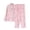 Pink, variant on Pajamas for Women Set Long Sleeve V Neck Button Down Shirts with Pants Loungewear Comfy 2 Piece Sleepwear