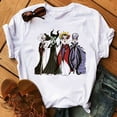 thumbnail image 4 of Camiseta de princesa de villano de Disney para mujer, camiseta gráfica de villano de dibujos animados Kawaii, camiseta Unisex, camiseta de Anime Harajuku para mujer, 4 of 5