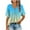 Light Blue, variant on Vmvidoty Womens Summer Tops Short Sleeve Basic Casual V Neck T Shirts Trendy Fashion 2026 Sky Blue S