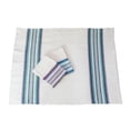 thumbnail image 2 of NOVICA Artisan Handwoven Cotton Dish Towels Guatemalan White Blue Tableware Linens Dishtowels Patterned 'Berry Colors' (set of 3), 2 of 5