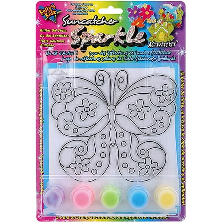 Kelly's Crafts Sparkle Suncatchers Activity Kit - Butterfly - 1 Kit