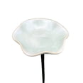thumbnail image 2 of Handcrafted Ceramic Mini Pollinator Water Station, Colorful Floral Bee Feeder Butterfly Bath, Small Garden Stake Yard Outdoor Decor, 2 of 6