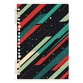 thumbnail image 7 of FORMRS 1-Subject Spiral Notebook 8" x 5" College Ruled 60 Refillable Sheet, 2 Pack, Abstract Stripes, 7 of 7