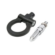 Unique Bargains Black Racing Screw On Tow Towing Hook Trailer Ring for European for BMW E Series