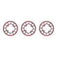 thumbnail image 3 of Ruiboury 1/2/3/5 Anneaux de Chaîne Ronds Pièces Vélo 104BCD Roue Dentée Rouge 52T 3 Pcs, 3 of 6