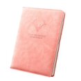 thumbnail image 2 of 360 Pages A5 Faux Leather Thick Business Notebook Sketch Journal Diary with Pen Pink Faux Leather, Paper, 2 of 6