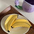 thumbnail image 6 of Jiibva Cute Banana Hair Claw Clips Stylish Fruit Hair Clips Strong Hold Hair Accessories for Women, 6 of 7