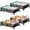Black, variant on Flycity 2 Pack Foldable Under Bed Storage, Under the Bed Storage Containers with Wheels, Storage Organizer Bins for Bedroom Clothes Shoes Blankets - White