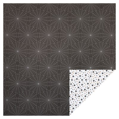 Recollections Halloween Spiders Double-Sided Paper, 12" x 12", 24 Pack