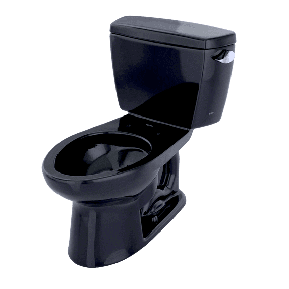 TOTO® Drake® Two-Piece Elongated 1.6 GPF Toilet with Right-Hand Trip Lever, Ebony - CST744SR#51