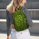 thumbnail image 5 of Balery Green Glitter Sparkle Mochila Clásica Impresa Básica para Viaje, Mochila Escolar Resistente al Agua, Mochila de Lona con Correas Ajustables-Medium, 5 of 5
