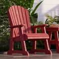 thumbnail image 3 of Wildridge Heritage High Fan Back Chair, Cardinal Red - Outdoor All-Weather Poly Furniture for Patio, Deck, Yard, 3 of 4