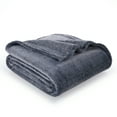 thumbnail image 4 of EcoThread™ Plush Heathered Soft Oversized Throw Blanket, Gray, 4 of 9