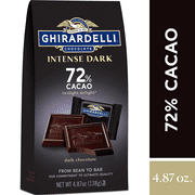 Ghirardelli Intense Dark Chocolate Squares - 72% Cacao – 4.87 oz.