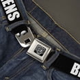 thumbnail image 2 of Buckle-Down Belt, Seatbelt Buckle Belt, New Yorks Five Burroughs Bold Black White, Youth 22 to 32 Inches, 2 of 9