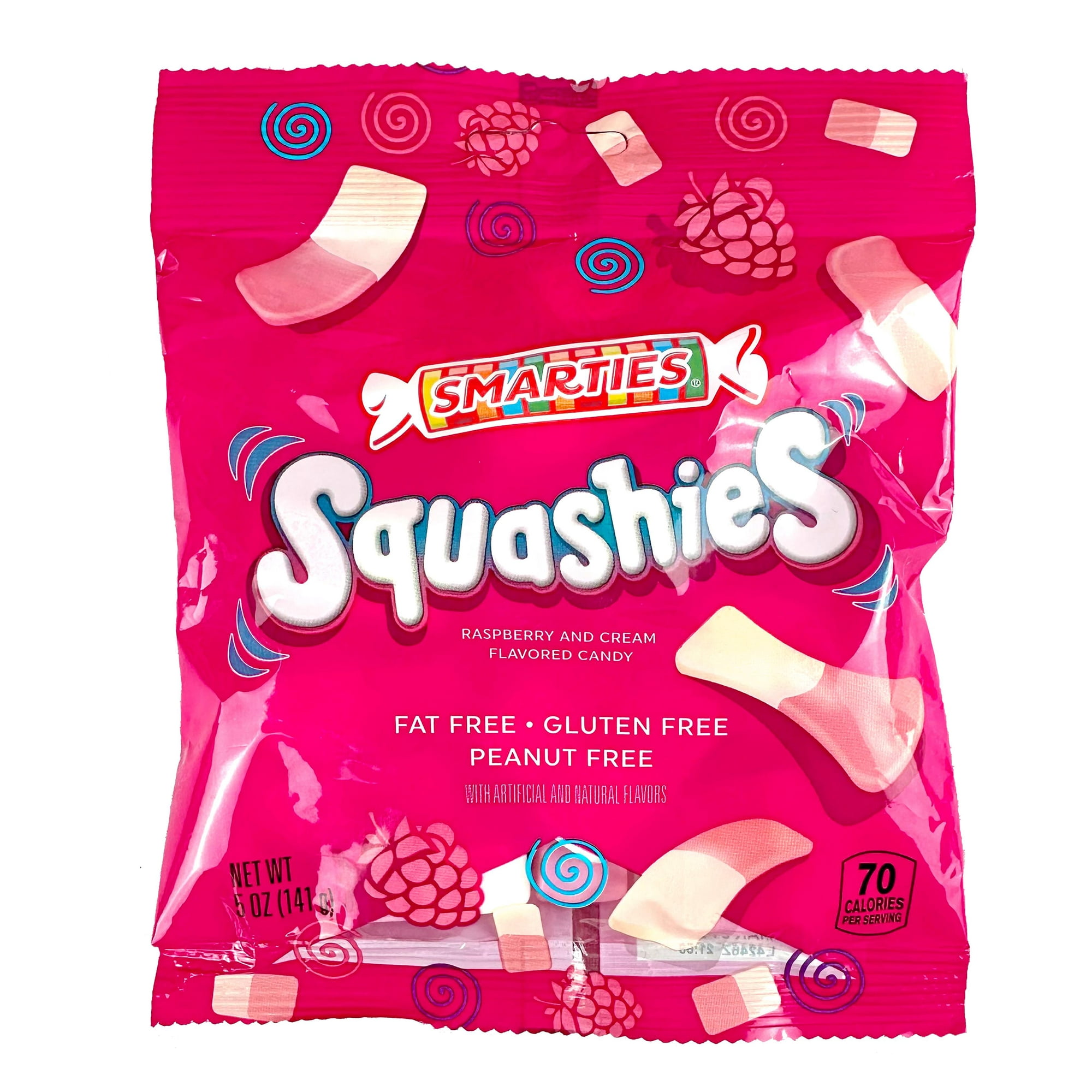 Smarties Squashies, 5 Ounce Bag, Allergen Free Gummy Candy