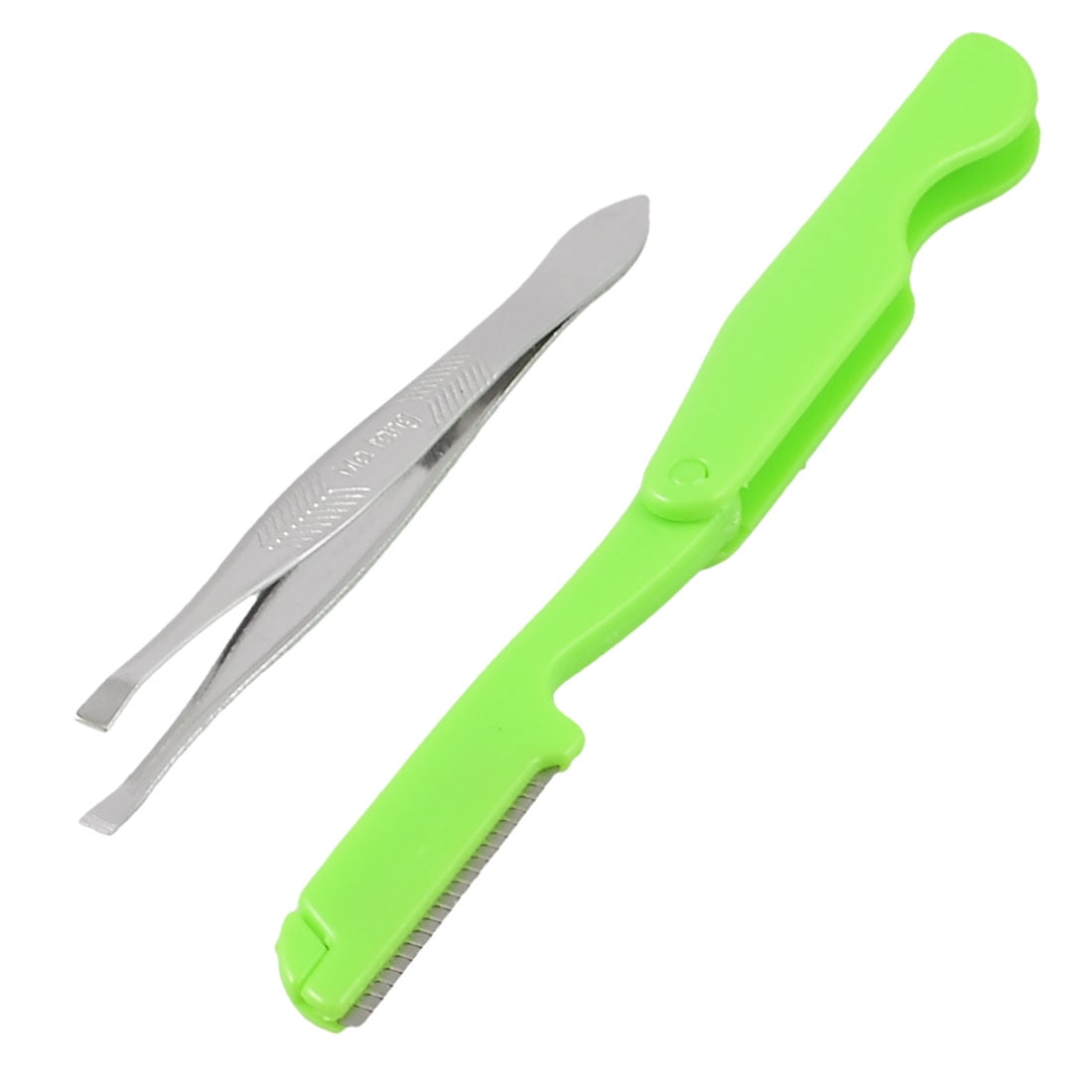 Stainless Steel Eyebrow Tweezers + Brows Razor Cosmetic Tool Kit Walmart Canada