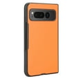 thumbnail image 4 of Allytech Filp Folding Cover Case for Google Pixel Fold 7.6-inch 2023, Luxury PU Leather + Hard PC with Anti-Scratch Shockproof Anti-Fingerprint Fashion Slim Case for Google Pixel Fold 5G, Orange, 4 of 5