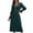 Green, variant on Bibifish Womens Dress V Neck Shirt Dress Elegant Spring Autumn Casual Long Dress Comfortable Long Sleeve Daily Wear Going Out Dress