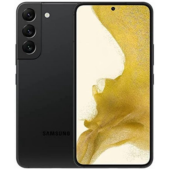 Refurbished Samsung SM-S901U Galaxy S22 5G 128GB 8GB RAM Unlocked Smartphones, Phantom Black