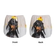 thumbnail image 5 of Vsdgher Dachshund Sitting in Bathtub Print Women's Running Double Layer Shorts High Waisted with Pockets Elastic Yoga Workout Athletic Gym Sports, 5 of 8