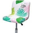 thumbnail image 1 of (Color : #11, Size : 6pcs) Bar Stool Covers With Back 6 Pack Low Back Chair Covers Square Stretch Swivel Barstool Cover Counter Stool Pub Chair Slipcover Protector For Dining Room Black, 1 of 5