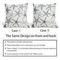 thumbnail image 5 of Grey Blue Starfish Pillow Covers 18X18 Inch Set of 2 Beach Ocean Coastal Decorative Square Pillow Cases Summer Nautical Cotton Linen Gray Cushion Case Home Decor for Sofa Couch Bedroom Outdoor, 5 of 6