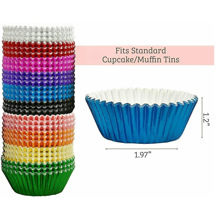 Disposable Colored Foil Tart Shell or Cupcake liner #K106