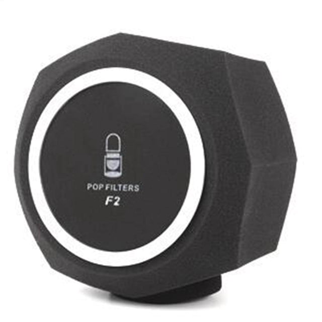 kurtrusly F2 Microphone Screen Acoustic Filter Windscreen Portable Microphone Sponge Microphone Sponge for Recording Room
