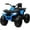 Blue, variant on Hikiddo 24V Ride on Toys, Kids ATV 4-Wheeler for Big Kids with 2 Seater, 400W Motor, Bluetooth - Blue