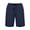 Blue, variant on SBYOJLPB Men's Casual Shorts with Drawstring Elastic Waist and Pockets Solid Color Short Pants
