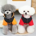 thumbnail image 5 of Pet Dog Clothes Winter Warm Fleece Dog Snowsuit Thicken Coat Jacket Clothing for Small Dogs Pets Cotton Outfit Hooded ropa perro (red,S), 5 of 6