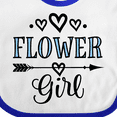 thumbnail image 4 of Inktastic Flower Girl Wedding Bridal Party Girls Baby Bib, 4 of 4