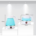 thumbnail image 4 of Calentador de agua plegable y portátil para tetera, hervidor eléctrico de 0,6l, 600w, 110/220v, para viaje y hogar, hervidor de agua, Gel de sílice, 4 of 4