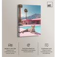 thumbnail image 3 of Art Remedy Modern Tiger Art Canvas, 30" x 45", Gallery Wrapped, Leopard Pink House, 3 of 7