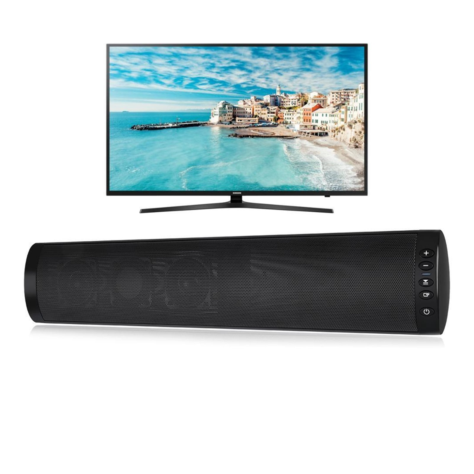Portable Column Wireless Bluetooth Speaker Wall mounted Soundbar Sound Bar Home Theater Music Stereo Support TF USB For PC ,High Sound