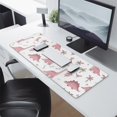 thumbnail image 2 of Long Mouse Pads for Desk,Pink Dinosaur and Bird Pattern Desk Mats on Top Of Desks, Desk Mouse Pad Extra Large with 3mm Non-Slip Base and Stitched Edge for Gaming,Office,Work,Home 31.5"x11.8", 2 of 6