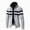 Gray, variant on Mens Sweater Cardigan Slim Fit Full Zipper Fleece Lined Hooded Drawstring Sweater Casual Striped Fashion Knitted Winter Warm Jacket Coat Black XL
