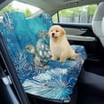 thumbnail image 3 of Xoenoiee Turtle Water Plants Print Rear Bench Towel Seat Covers, Nonslip Back Seat Cover Washable Bench Seat Covers, Wear-resistant Car Seat Covers Protector for Dogs, 3 of 7