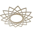 thumbnail image 2 of Ekena Millwork 30"OD x 11 1/2"ID x 1/4"T Eleanor Wood Fretwork Pierced Ceiling Medallion, Birch, 2 of 3