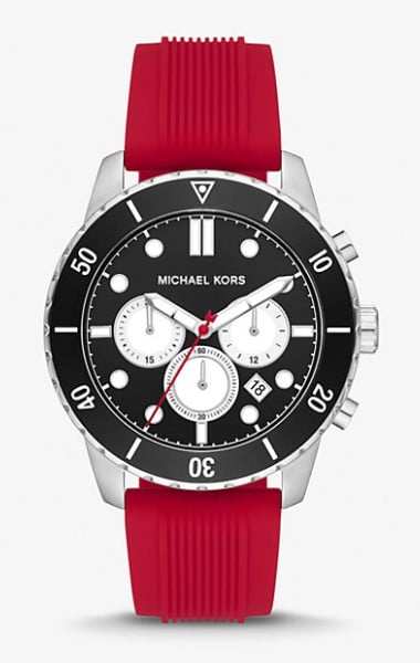 マール 100 Auth Michael Kors Men's Stainless Steel Gage Chronograph