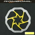 thumbnail image 1 of Bicycle MTB 160/180mm Stainless Rotors Disc Bike Brake Rotor yellow 160, 1 of 10