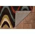 thumbnail image 7 of Linon Trio Mouzi Hand Tufted Polyester 5'x7' Rug in Brown, 7 of 7