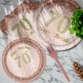 thumbnail image 6 of Jestar 70th Birthday Party Plates and Napkins Sets - 96 Pcs Supplies, 6 of 6